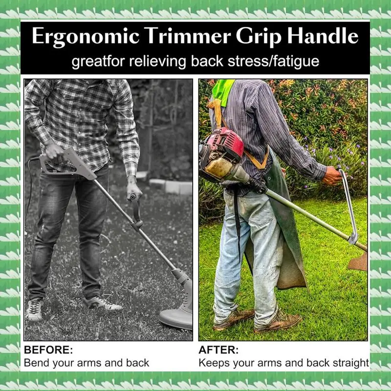 ONCE Trimmer Grip With Trimmer Shoulder Harness String Trimmer Handle Lawn Trimmer Handle Grips Weed Eater Handle Extension
ONCE Trimmer Grip With Trimmer Shoulder Harness String Trimmer Handle Lawn Trimmer Handle Grips Weed Eater Handle Extension