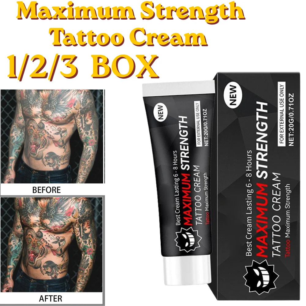 Maximum Strength Tattoo Cream Deeply Hydrates Calms Sensitive Skin Prevents Color Fading And Maintains Bright Tattoo Color
Maximum Strength Tattoo Cream Deeply Hydrates Calms Sensitive Skin Prevents Color Fading And Maintains Bright Tattoo Color