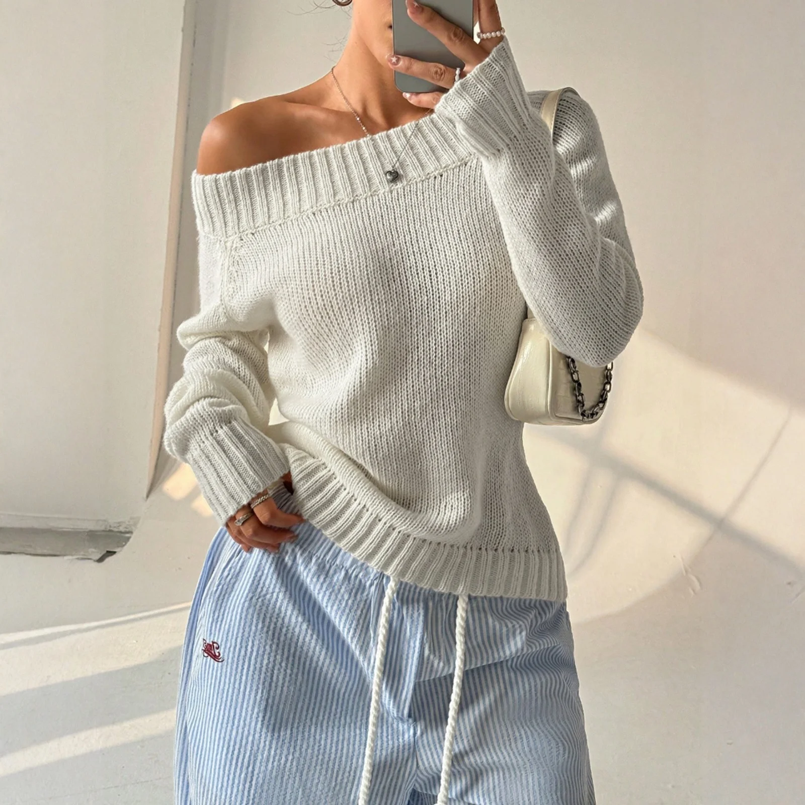 Топы для женщин, свитер для женщин, повседневный минималистичный кардиган, вязаная верхняя одежда для женщин, Ropa De Mujer, зимняя одежда, женская новинка 
Топы для женщин, свитер для женщин, повседневный минималистичный кардиган, вязаная верхняя одежда для женщин, Ropa De Mujer, зимняя одежда, женская новинка