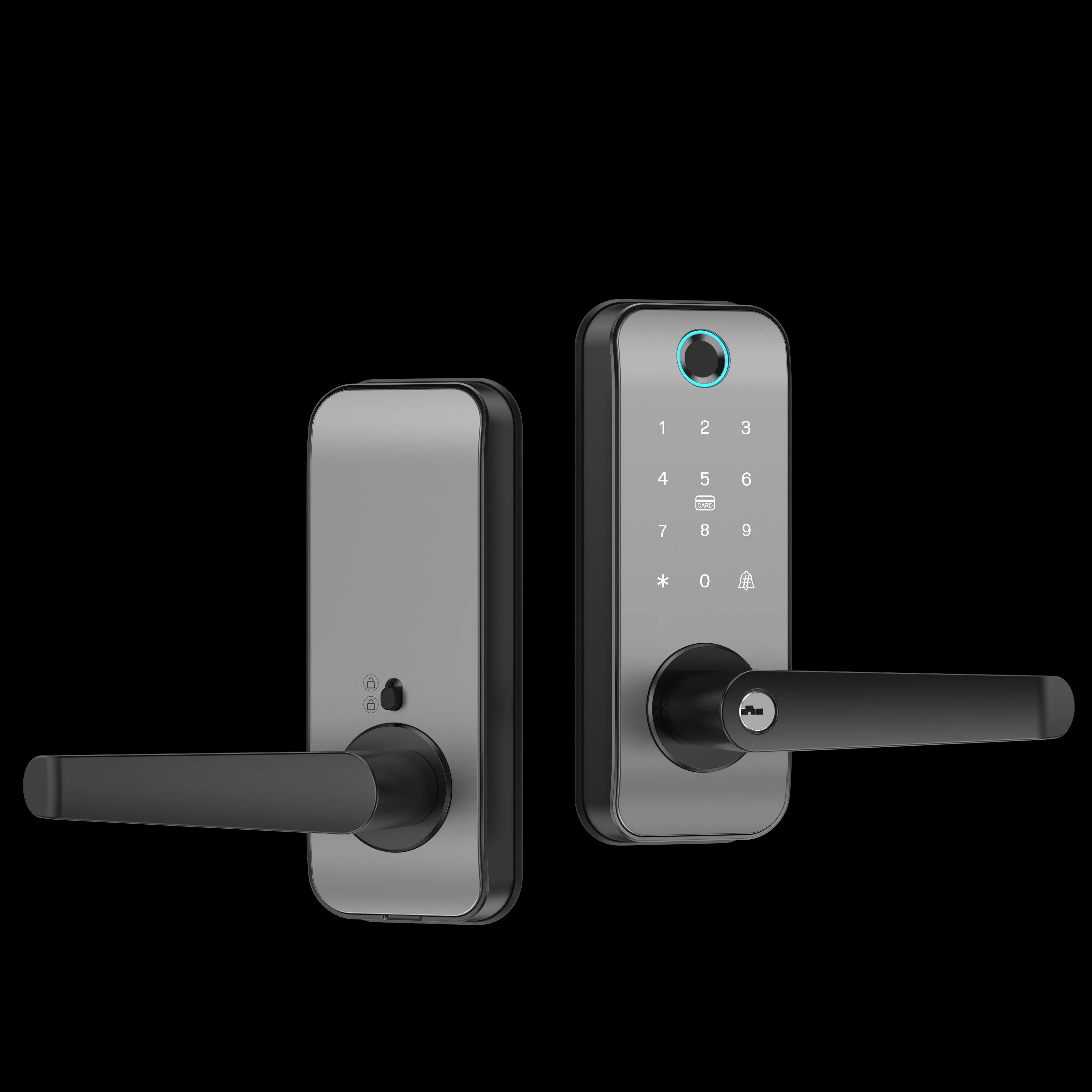Electric Smart Door Lock with Fingerprint Wifi Connectivity Security Keys for Door Compatible with App Code Type
Electric Smart Door Lock with Fingerprint Wifi Connectivity Security Keys for Door Compatible with App Code Type