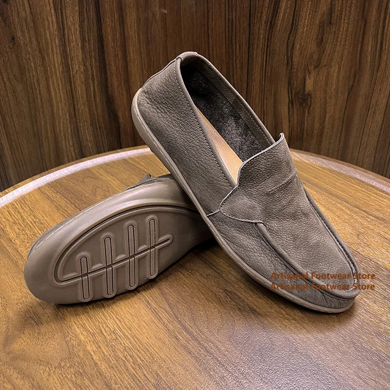 Soft Cowhide Soft Sole Men's Shoes Comfortable Driving Loafers Men's Casual Leather Shoes Trendy Handmade Men's Shoes
Soft Cowhide Soft Sole Men's Shoes Comfortable Driving Loafers Men's Casual Leather Shoes Trendy Handmade Men's Shoes
