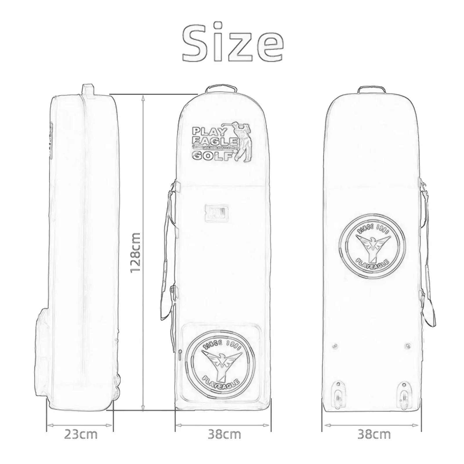 Сумка для гольфа для авиаперелетов, чехол для гольфа с ручкой для переноски и карманом для хранения
Сумка для гольфа для авиаперелетов, чехол для гольфа с ручкой для переноски и карманом для хранения