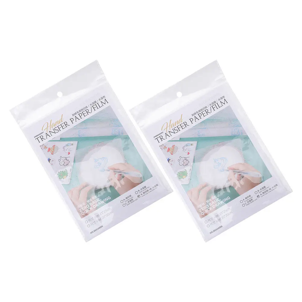 8Pcs DIY Water Soluble Embroidery Transfers for Shoes Clothes T-Shirts Pre-Printed Stabilizer Patterns Water Soluble Thread
8Pcs DIY Water Soluble Embroidery Transfers for Shoes Clothes T-Shirts Pre-Printed Stabilizer Patterns Water Soluble Thread