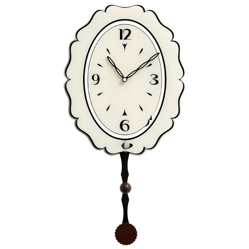 No punching clock wall clock, living room cream style fashion creative clock, dining room high-end wall hanging
No punching clock wall clock, living room cream style fashion creative clock, dining room high-end wall hanging