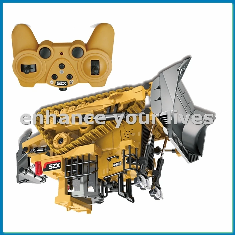 1:24 2,4 ГГц 9-канальный трактор с дистанционным управлением, игрушечный бульдозер, радиоуправляемый инженерный трактор из алюминиевого сплава, стиль A-A12I
1:24 2,4 ГГц 9-канальный трактор с дистанционным управлением, игрушечный бульдозер, радиоуправляемый инженерный трактор из алюминиевого сплава, стиль A-A12I