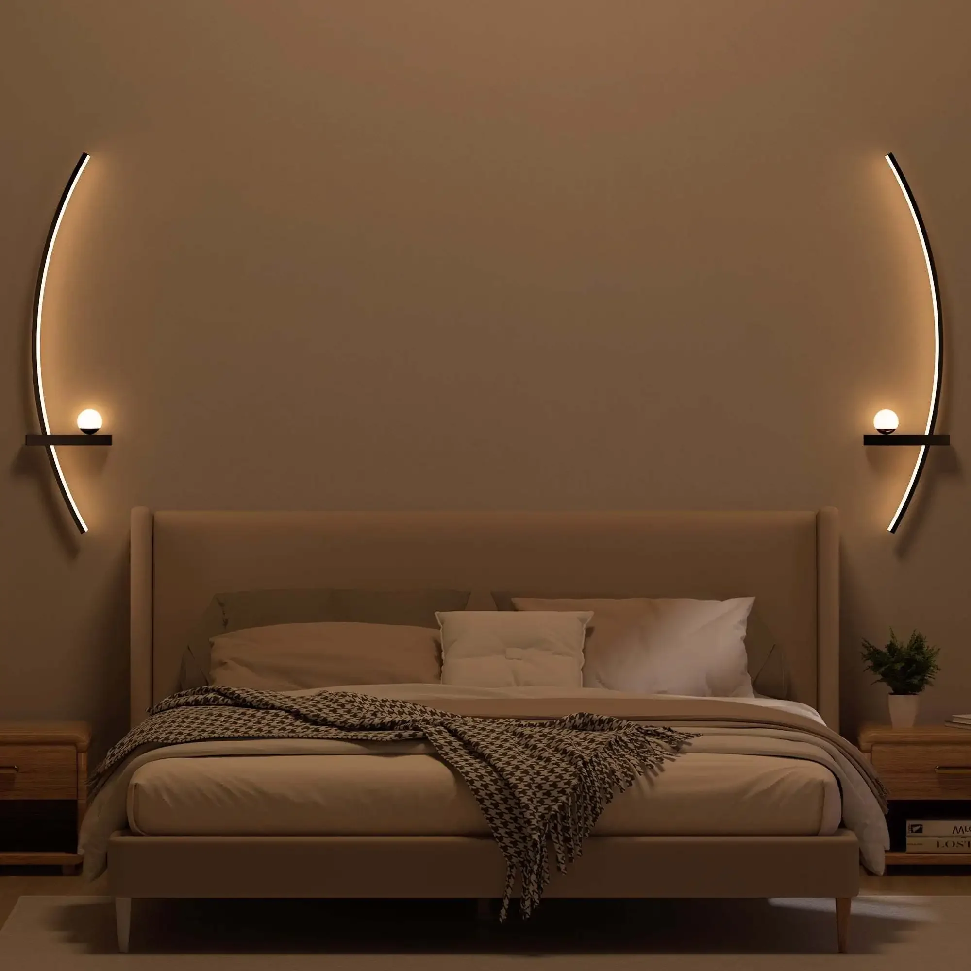 2pcs Modern Adjustable LED Wall Sconce, 31.5" Arched Metal Bedside Lamp, 3000K Warm Glow, Indoor Use for Bedroom
2pcs Modern Adjustable LED Wall Sconce, 31.5" Arched Metal Bedside Lamp, 3000K Warm Glow, Indoor Use for Bedroom