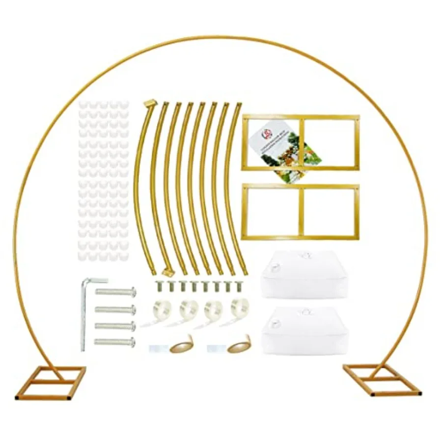 9.5ft Large Size Metal Circle Balloon Arch Stand Decoration Arch Frame for Birthday Wedding Graduation Decorations and Event Pa
9.5ft Large Size Metal Circle Balloon Arch Stand Decoration Arch Frame for Birthday Wedding Graduation Decorations and Event Pa