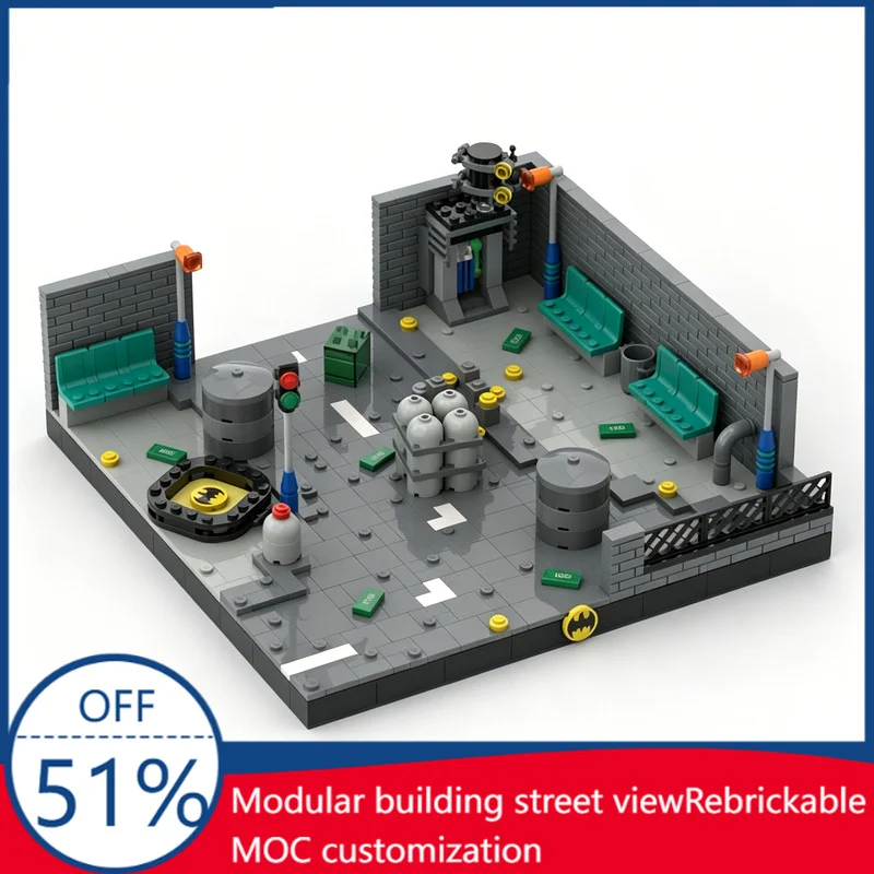 908PCS The Riddler Revenge Scene Model Custom Creative Building Blocks DIY Children Assembly Educational Toy Xmas Gift For Fans
908PCS The Riddler Revenge Scene Model Custom Creative Building Blocks DIY Children Assembly Educational Toy Xmas Gift For Fans