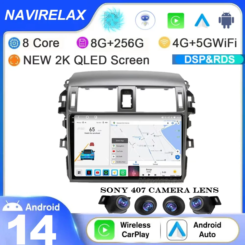 Автомагнитола 2 din на Android 14 для Toyota Corolla E140, E150, 2006, 2007-2013 с GPS-навигацией, мультимедийным видеоплеером, стерео, без DVD
Автомагнитола 2 din на Android 14 для Toyota Corolla E140, E150, 2006, 2007-2013 с GPS-навигацией, мультимедийным видеоплеером, стерео, без DVD