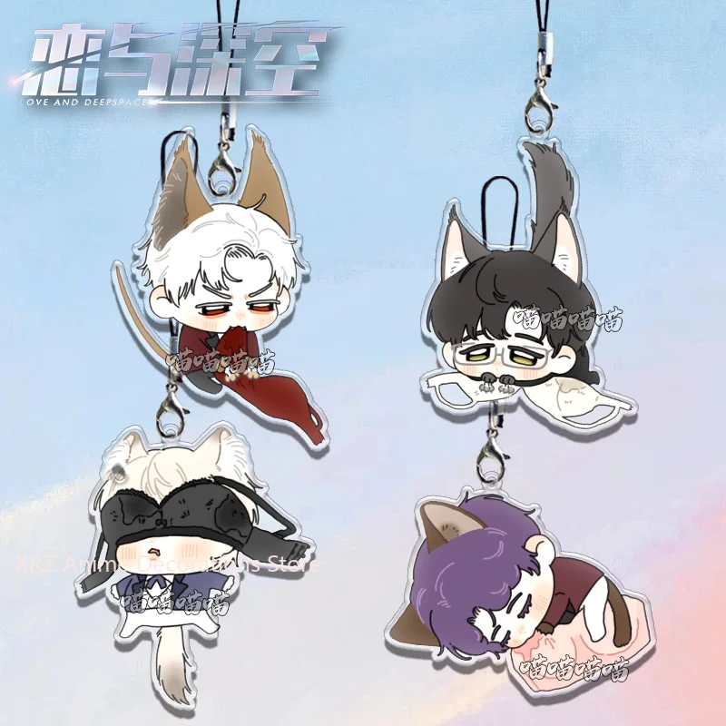 4 шт., аниме «Любовь и глубокое пространство», Rafayel Xavier, акриловая милая цепочка для мобильного телефона, подвеска, брелки, ремешок, подвеска на рюкзак, подарки
4 шт., аниме «Любовь и глубокое пространство», Rafayel Xavier, акриловая милая цепочка для мобильного телефона, подвеска, брелки, ремешок, подвеска на рюкзак, подарки