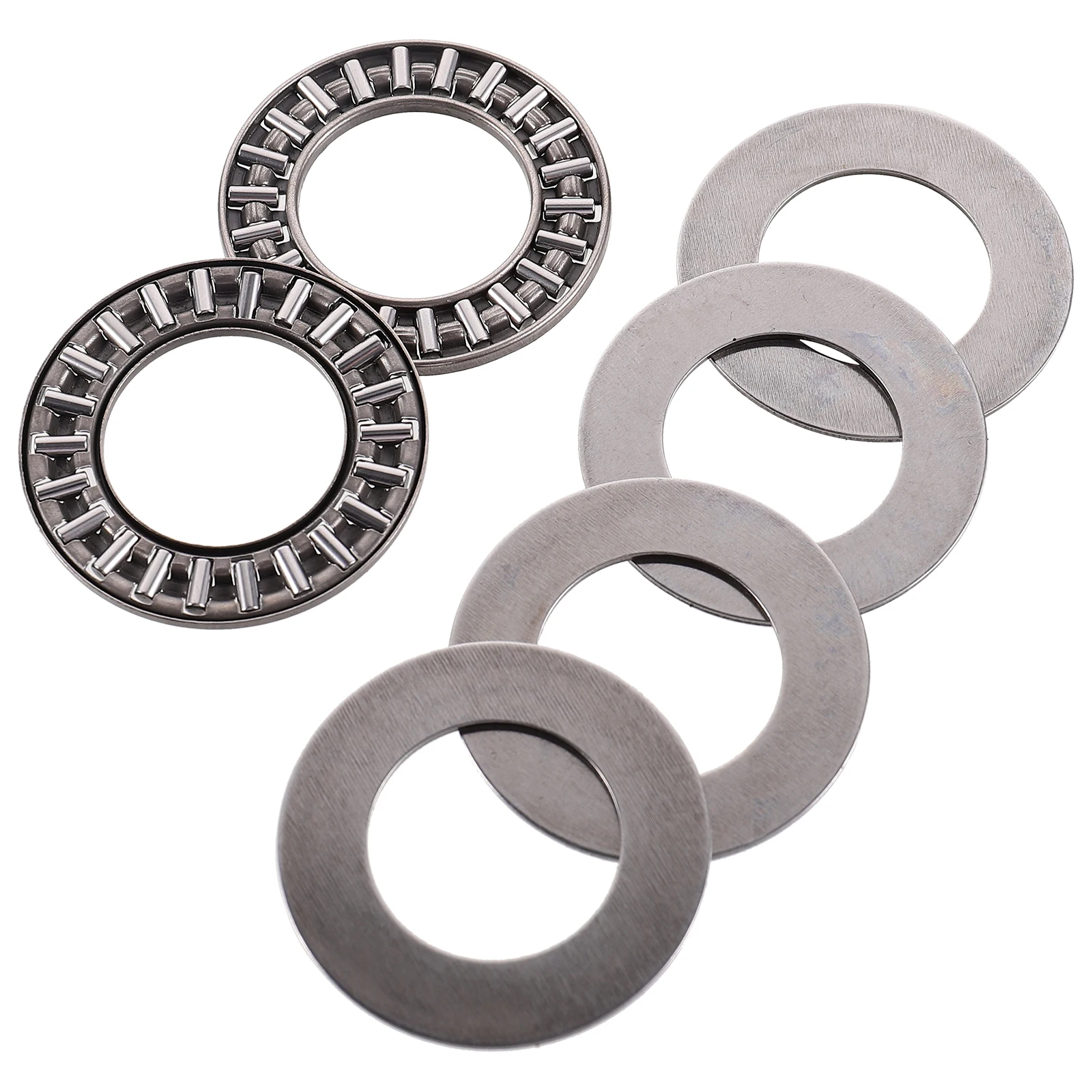 2 Sets Thrust Needle Roller Bearings 20mm Hole 35mm OD 2mm Thick High Precision Metal Axial Flat Bearings Suitable Machinery 
2 Sets Thrust Needle Roller Bearings 20mm Hole 35mm OD 2mm Thick High Precision Metal Axial Flat Bearings Suitable Machinery