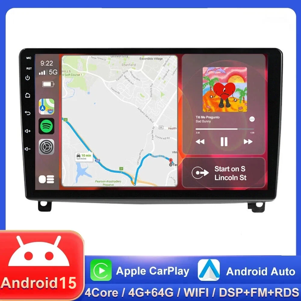 Android 15 Car Stereo Radio Video Multimedia Player For Peugeot 407 1 2004-2011 Carplay Navigation GPS Autoradio Head Unit BT
Android 15 Car Stereo Radio Video Multimedia Player For Peugeot 407 1 2004-2011 Carplay Navigation GPS Autoradio Head Unit BT