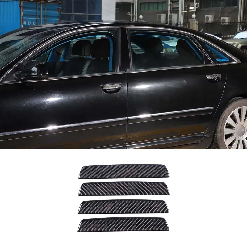 For Audi A8 D3 2004 - 2012 Car Exterior Handle Panel Decorative Stickers Carbon Fiber Accessories 4Pcs
For Audi A8 D3 2004 - 2012 Car Exterior Handle Panel Decorative Stickers Carbon Fiber Accessories 4Pcs