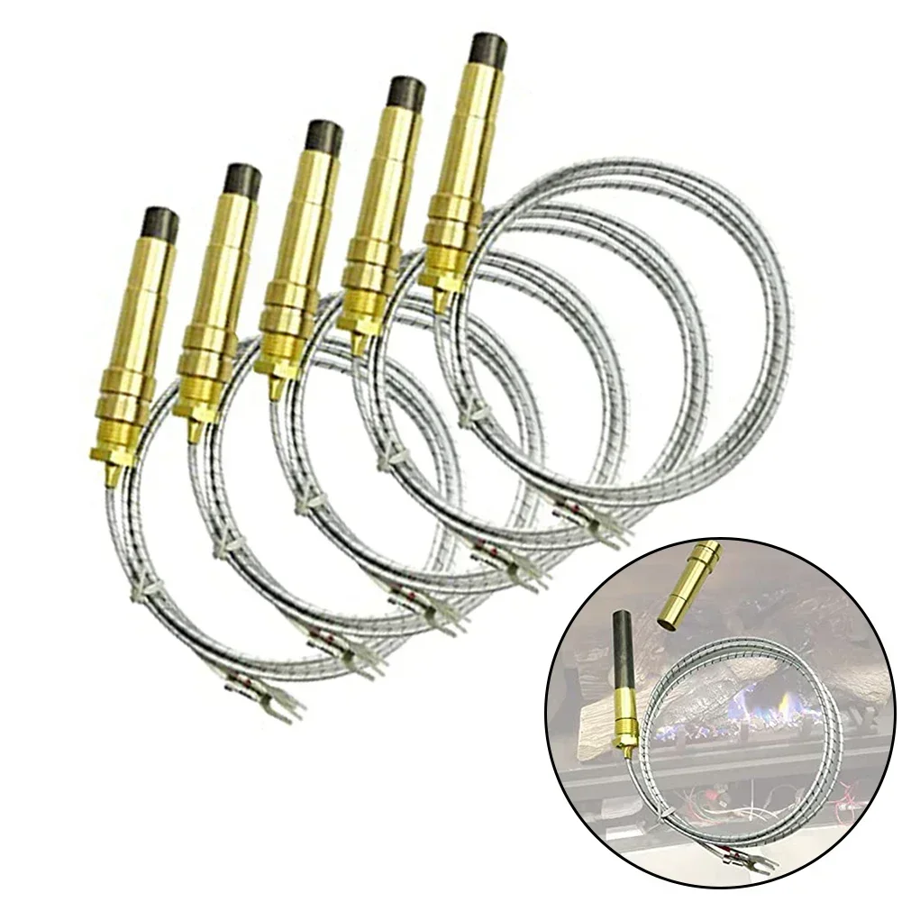 5-Pcs 36" Thermopile Thermocouple PilotGenerators For Fireplaces Aluminum For Heat Glo Heaters Pilots Burners Accessories
5-Pcs 36" Thermopile Thermocouple PilotGenerators For Fireplaces Aluminum For Heat Glo Heaters Pilots Burners Accessories