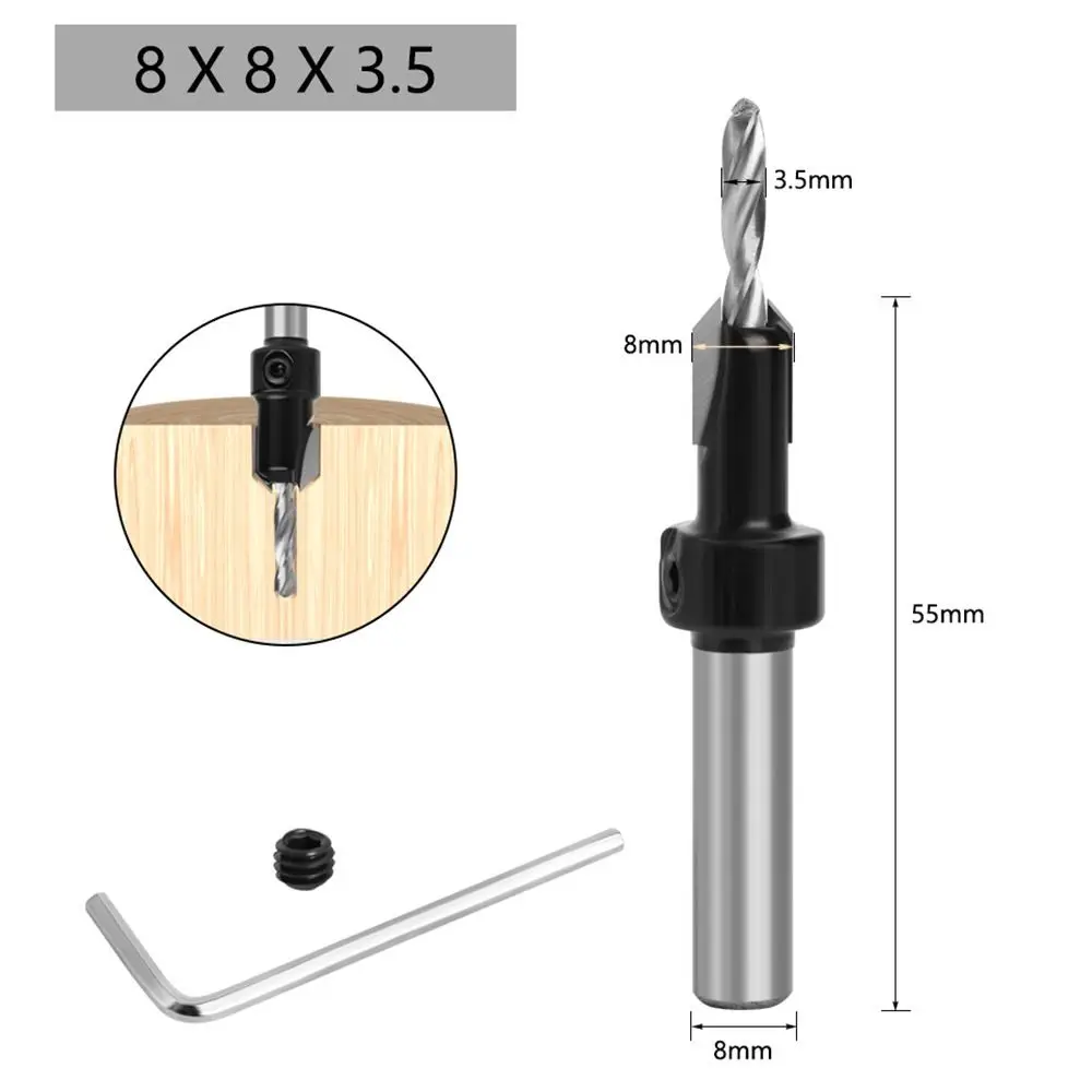 Drilling Tools Screw Extractor Remon Demolition Wood Milling Cutter Drill Bit Woodworking Round Shank Countersink Drill Bit
Drilling Tools Screw Extractor Remon Demolition Wood Milling Cutter Drill Bit Woodworking Round Shank Countersink Drill Bit