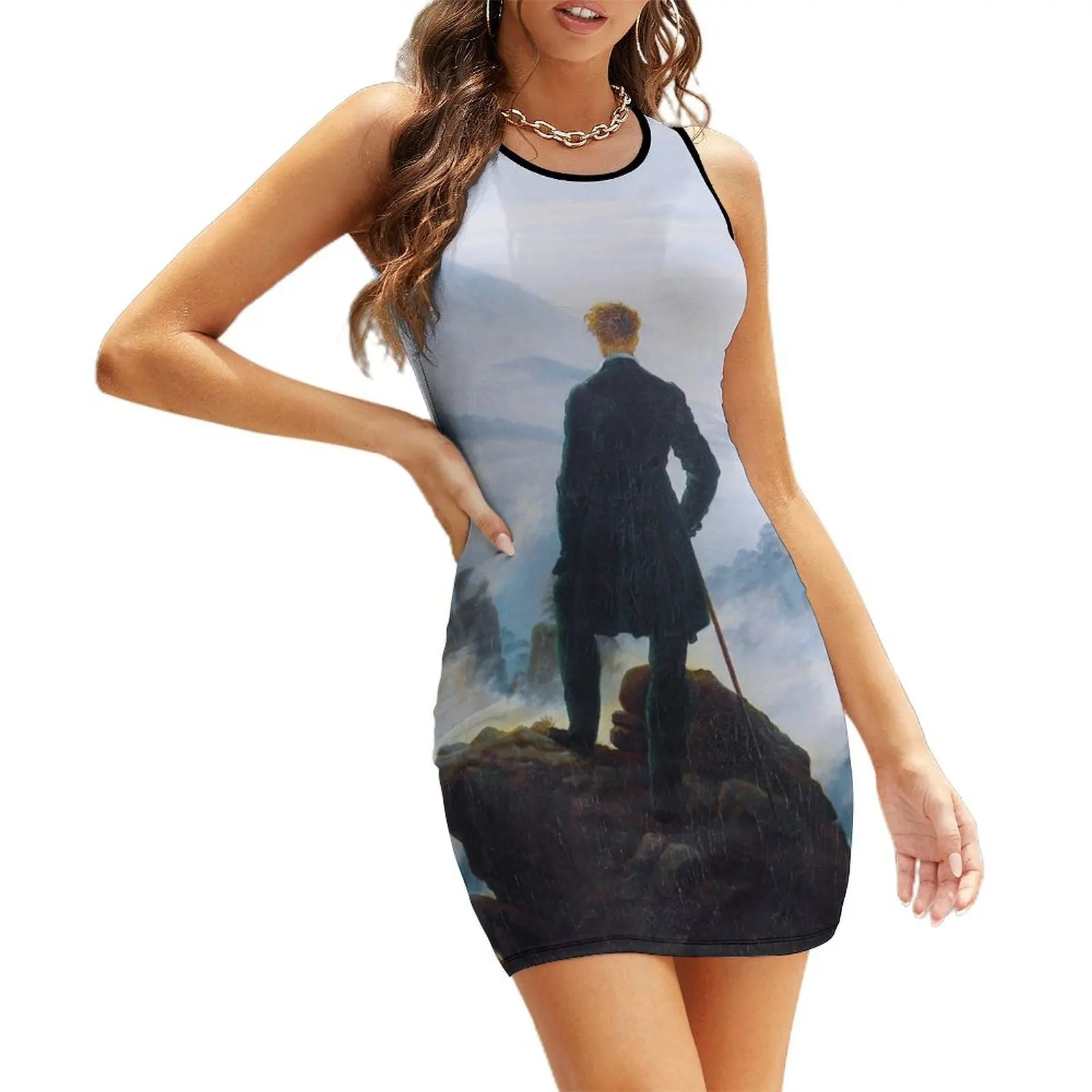 HD Caspar David Friedrich - Wanderer 1817 Sleeveless Sundress summer women's suit women's evening dresses 2025
HD Caspar David Friedrich - Wanderer 1817 Sleeveless Sundress summer women's suit women's evening dresses 2025