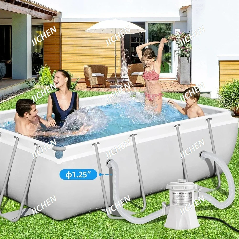 HS HSJC Насос фильтра для бассейна 330 GPH Электрический водяной насос для гребного бассейна с 2 картриджами фильтра для бассейна Насосы небольшого фильтра для заземления
HS HSJC Насос фильтра для бассейна 330 GPH Электрический водяной насос для гребного бассейна с 2 картриджами фильтра для бассейна Насосы небольшого фильтра для заземления