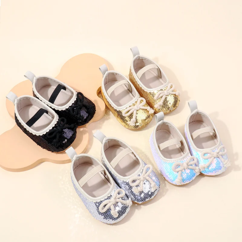 Baby Girl Beautiful Princess Small Round Glitter Blin~Blin~ Baby Shoes Butterfly Bowknot Design Non-slip Prewalker Shoes BXC4187
Baby Girl Beautiful Princess Small Round Glitter Blin~Blin~ Baby Shoes Butterfly Bowknot Design Non-slip Prewalker Shoes BXC4187