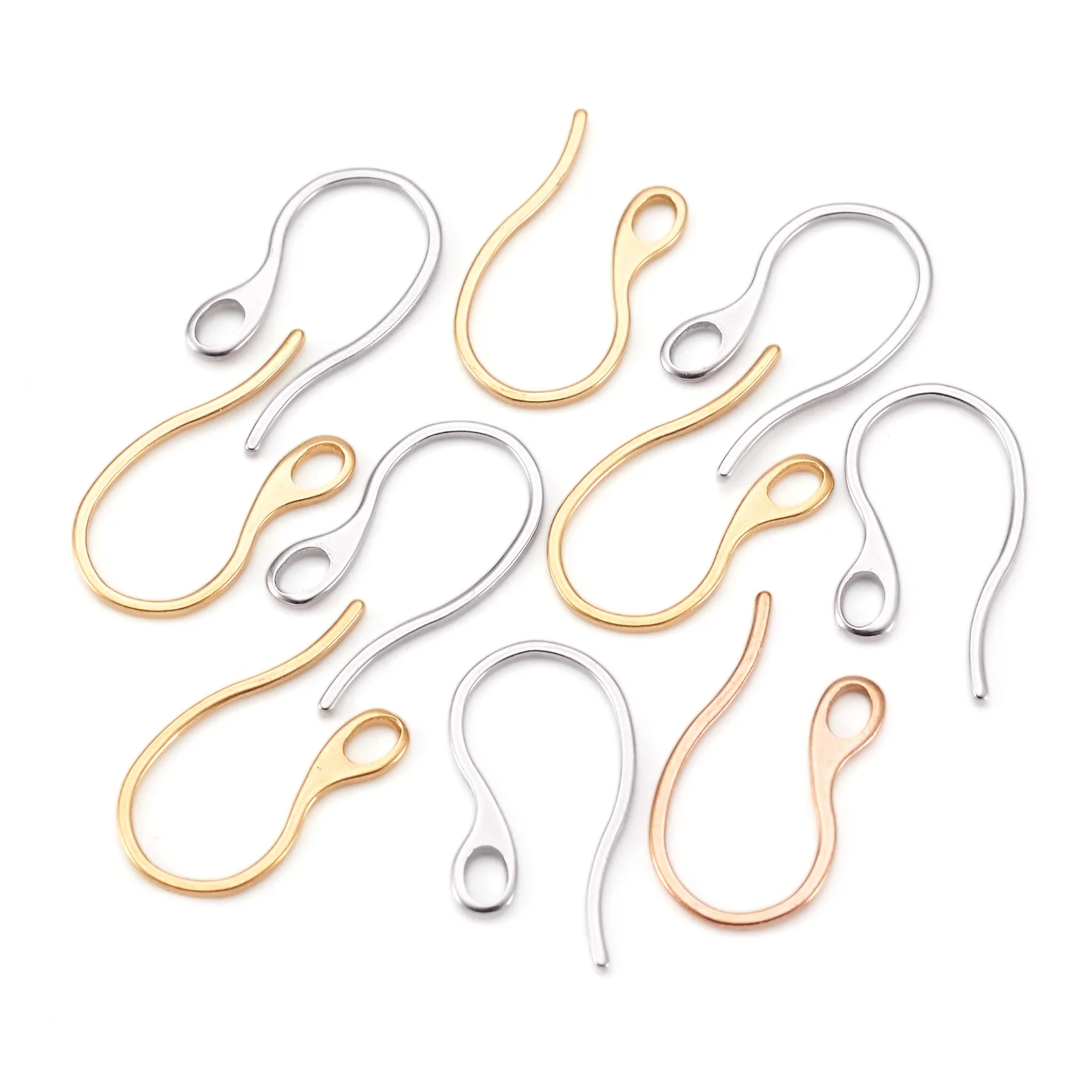 10pc 304 Stainless Steel Earring Hooks with Horizontal Loop Ear Hook Earrings Clasps For Women DIY Jewelry Making 22x11.5x1mm
10pc 304 Stainless Steel Earring Hooks with Horizontal Loop Ear Hook Earrings Clasps For Women DIY Jewelry Making 22x11.5x1mm