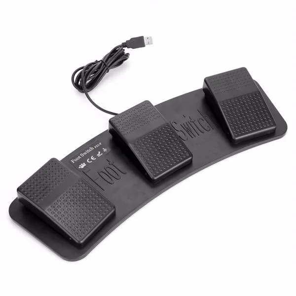 Трехпозиционный Педальный выключатель USB, медицинский Педальный переключатель управления, комбинированная клавиатура, пользовательская Настройка, игровая клавиша
Трехпозиционный Педальный выключатель USB, медицинский Педальный переключатель управления, комбинированная клавиатура, пользовательская Настройка, игровая клавиша