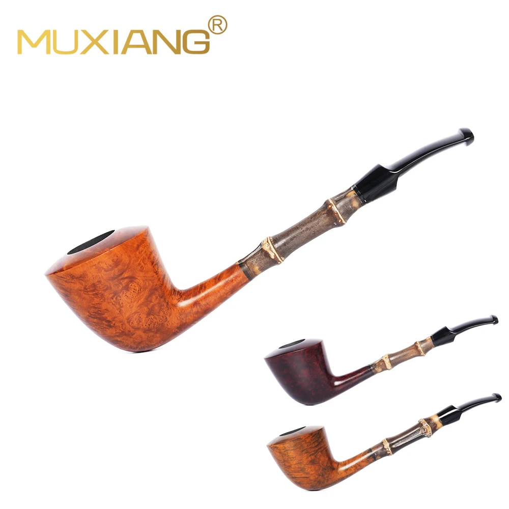 MUXIANG pre-order items Briar wood Pipe Bamboo segmented stem
MUXIANG pre-order items Briar wood Pipe Bamboo segmented stem
