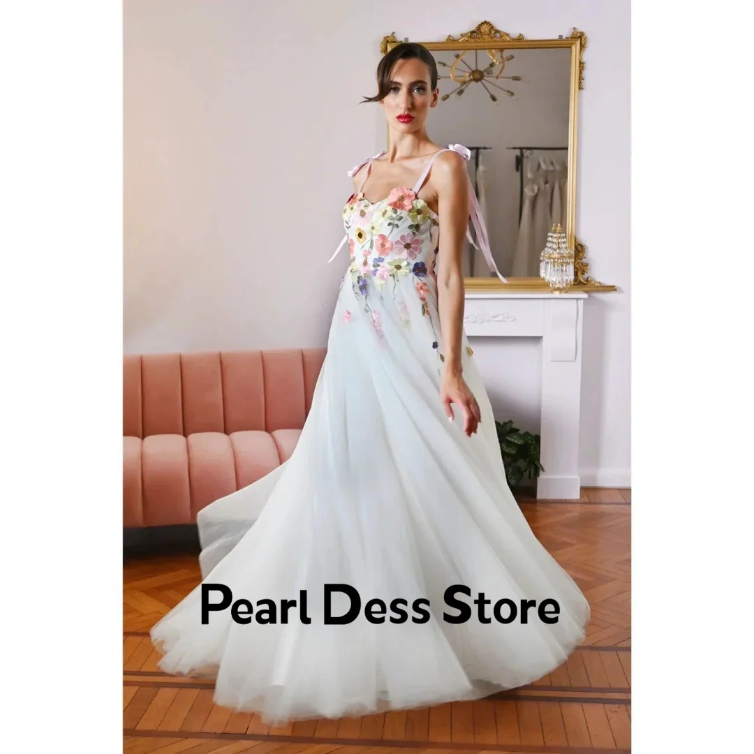 Embroidered Flower Ball Dress White Bridal Dress Formal Occasion Evening Dress Tank Top De Noche2024
Embroidered Flower Ball Dress White Bridal Dress Formal Occasion Evening Dress Tank Top De Noche2024