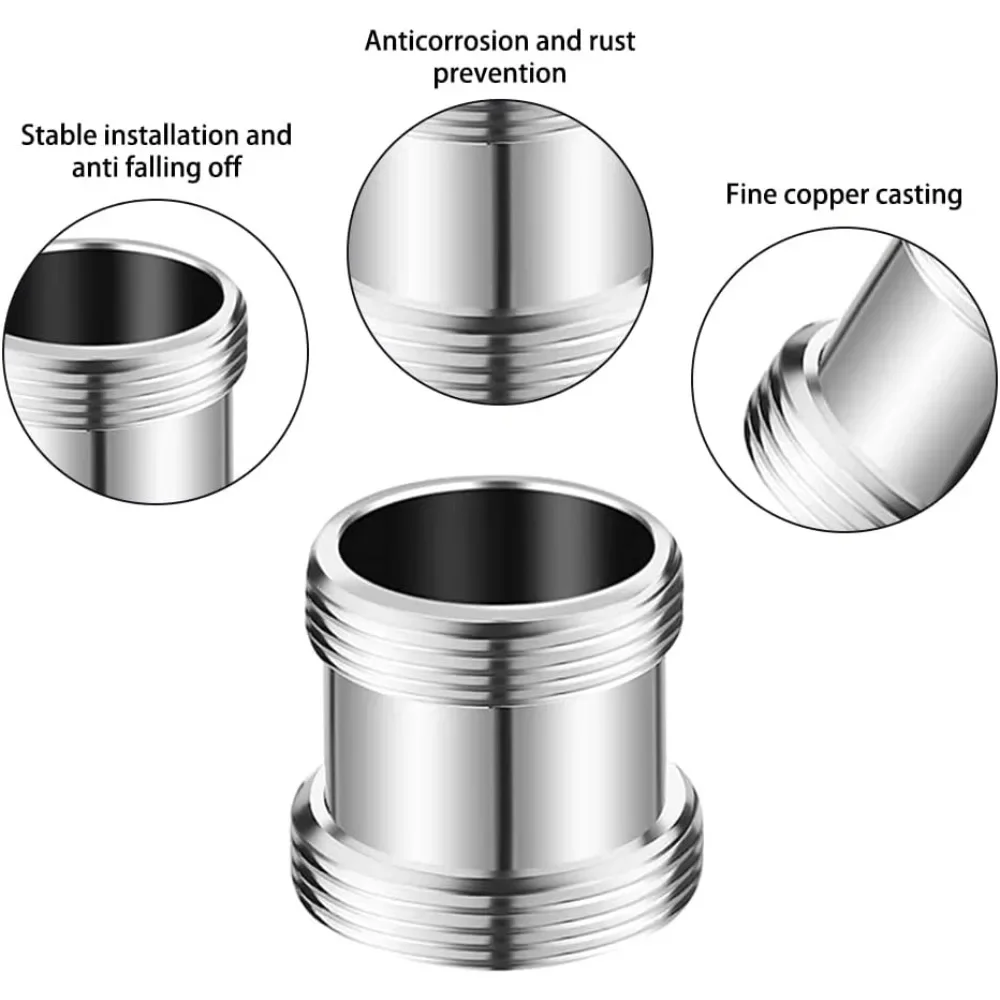 Новый соединитель для водопроводного крана с резьбой, преобразователь для смесителя для стиральной машины, садовый гидрант, адаптер для кухни, аксессуаров для ванной комнаты 
Новый соединитель для водопроводного крана с резьбой, преобразователь для смесителя для стиральной машины, садовый гидрант, адаптер для кухни, аксессуаров для ванной комнаты