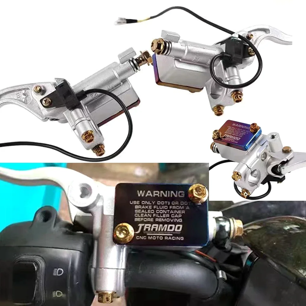 Универсальный мотоциклетный тормозной насос, рычаг главного цилиндра, руль, гидравлическая муфта 22 мм для скутера, электронного автомобиля, велосипеда, картинга, квадроцикла
Универсальный мотоциклетный тормозной насос, рычаг главного цилиндра, руль, гидравлическая муфта 22 мм для скутера, электронного автомобиля, велосипеда, картинга, квадроцикла