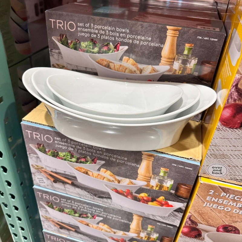Sam's agent purchases salad bowls, plates, plates, ins pure white warm Western restaurant tableware
Sam's agent purchases salad bowls, plates, plates, ins pure white warm Western restaurant tableware