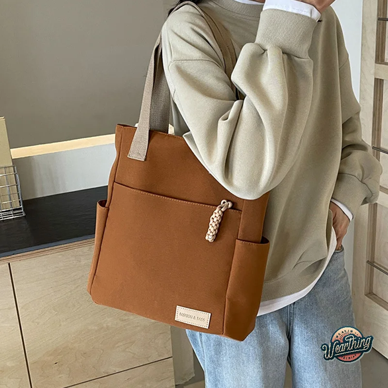 Tote Bag Lightweight Hand Bag Ladies Canvas Bag New Canvas Handbag Solid Color Tote Bags Large Capacity Shoulder Bag
Tote Bag Lightweight Hand Bag Ladies Canvas Bag New Canvas Handbag Solid Color Tote Bags Large Capacity Shoulder Bag