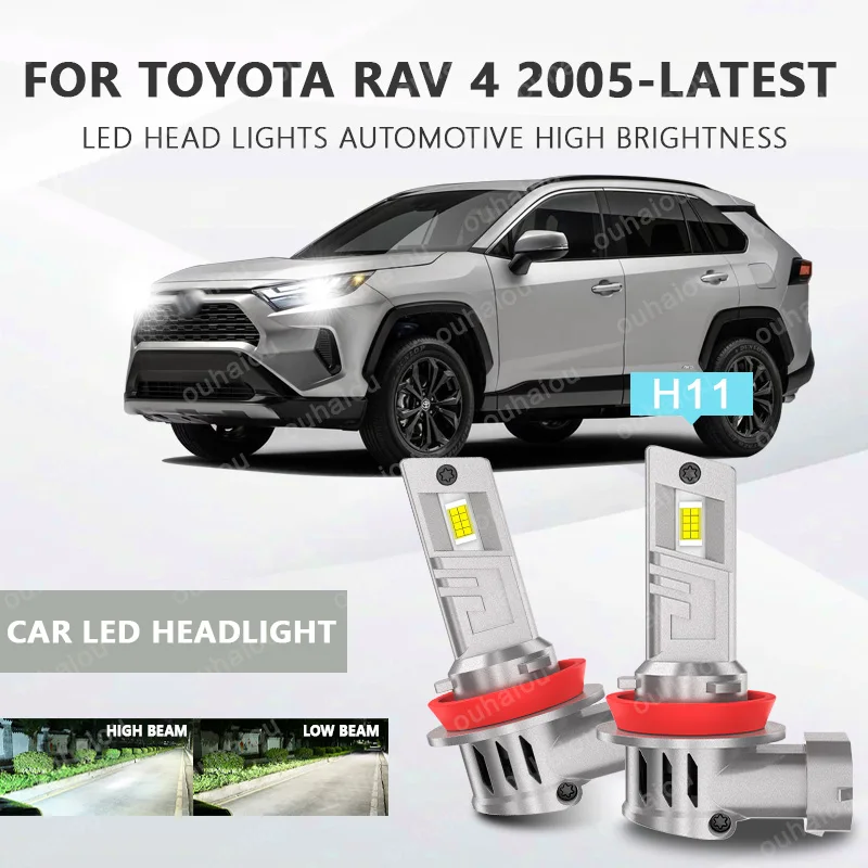 2Pcs H8H11 LED Headlight LED Lights Head Lamp for Car LED Headlight Bulb with heat sink For TOYOTA Rav 4-2005-latest
2Pcs H8H11 LED Headlight LED Lights Head Lamp for Car LED Headlight Bulb with heat sink For TOYOTA Rav 4-2005-latest