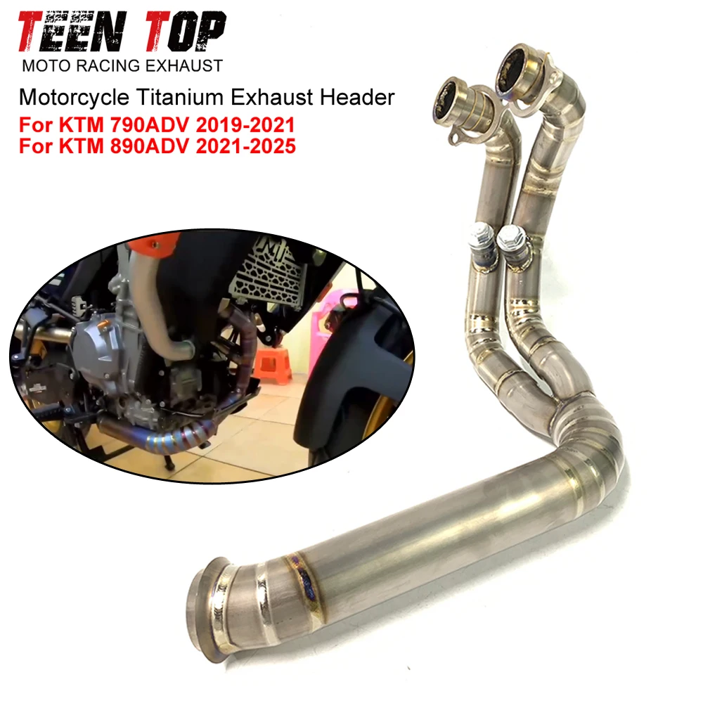 Titanium Alloy For KTM 790/890 ADVENTURE Exhaust Header Motor Bike Escape Connect to Original Tube 890ADV 2021-2025 Exhaust Pipe
Titanium Alloy For KTM 790/890 ADVENTURE Exhaust Header Motor Bike Escape Connect to Original Tube 890ADV 2021-2025 Exhaust Pipe