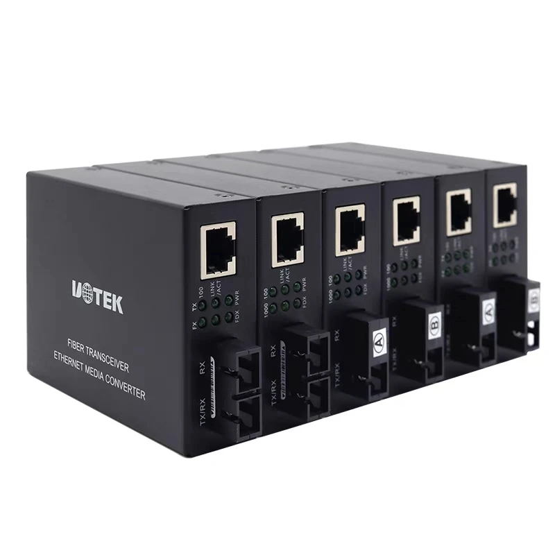 (UTEK) Gigabit 100 Mbps Single-mode Single Fiber Optical Transceiver Bidirectional Transmission UT-2180/UT-2181
(UTEK) Gigabit 100 Mbps Single-mode Single Fiber Optical Transceiver Bidirectional Transmission UT-2180/UT-2181