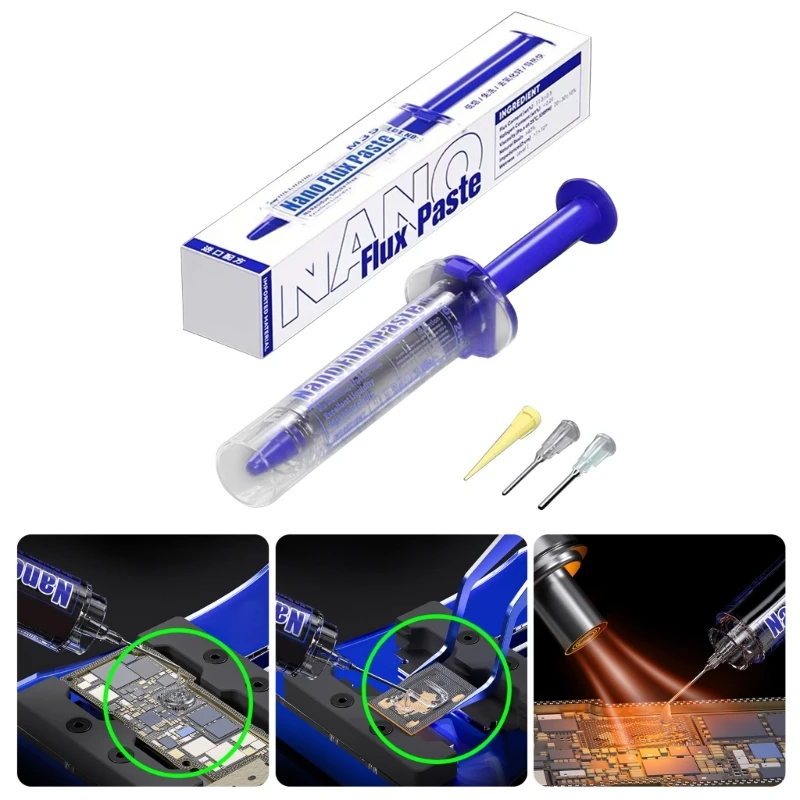 M35 Syringes Solder Flux Pastes Soldering Pastes Transparent Soldering Grease for Electronics Repair Accessories M4YD
M35 Syringes Solder Flux Pastes Soldering Pastes Transparent Soldering Grease for Electronics Repair Accessories M4YD