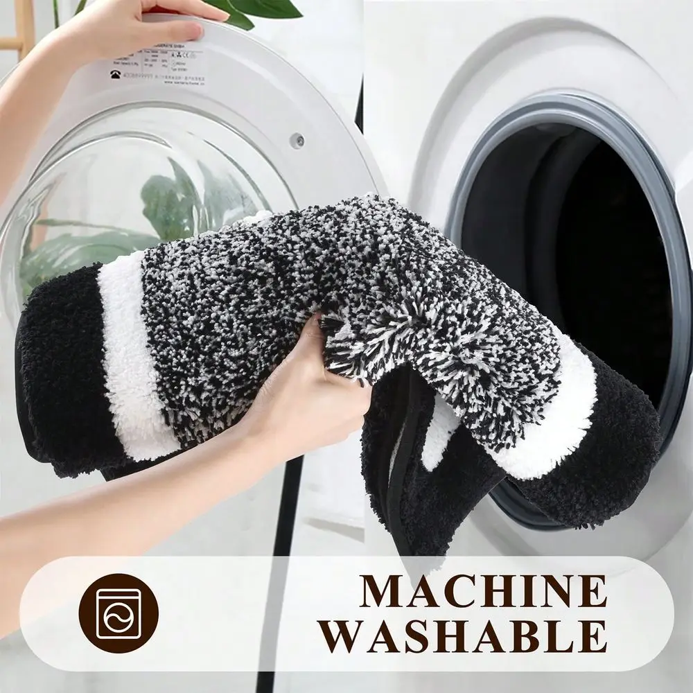 Bathroom Rugs Sets 5 Piece With Lid Cover Bathroom Shower Rugs With UShaped Contour Toilet Mat Absorbent Microfiber Plush Bath
Bathroom Rugs Sets 5 Piece With Lid Cover Bathroom Shower Rugs With UShaped Contour Toilet Mat Absorbent Microfiber Plush Bath