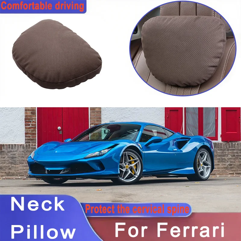 Car Headrest Neck Support Seat Lumbar Cushion Neck Pillow For Ferrari Purosangue V12 F8 296 GTB GTS Roma SF90 Stradale Spider
Car Headrest Neck Support Seat Lumbar Cushion Neck Pillow For Ferrari Purosangue V12 F8 296 GTB GTS Roma SF90 Stradale Spider