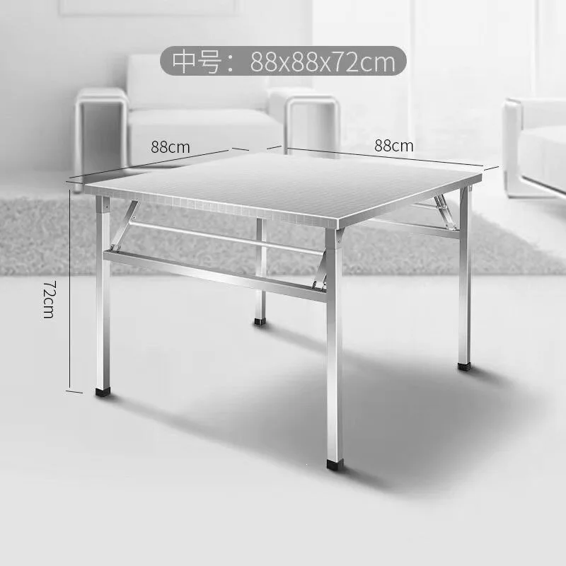 Folding dining table Hot pot Night market BBQ Commercial small square EatingStainless steel
Folding dining table Hot pot Night market BBQ Commercial small square EatingStainless steel
