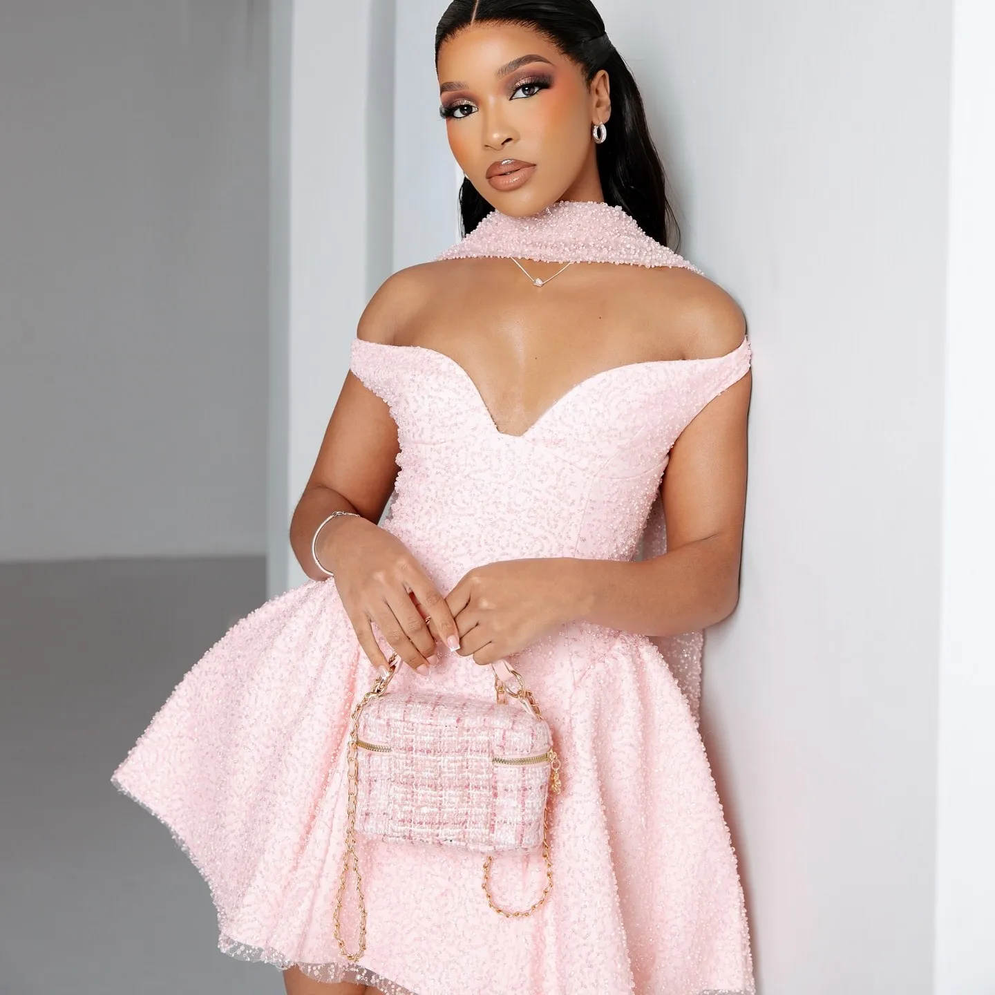Pretty Light Pink Aso Ebi Stylished Mini Party Dress To Birthday Shiny Sequined Lace Short Formal Party Dress
Pretty Light Pink Aso Ebi Stylished Mini Party Dress To Birthday Shiny Sequined Lace Short Formal Party Dress