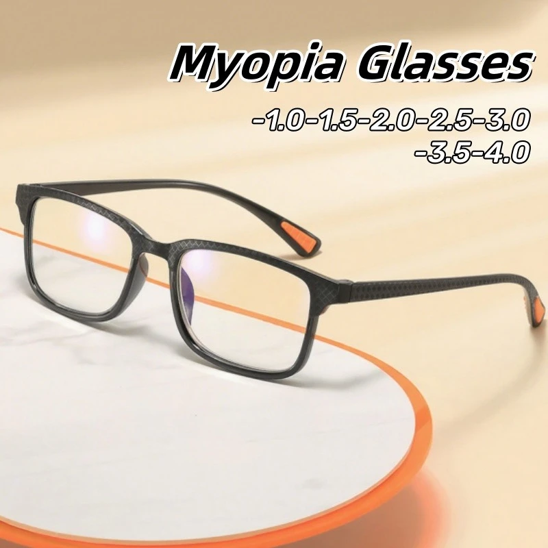 Ultra Light Comfortable Square Framed Myopia Glasses Simplicity Square Eye Protection Anti-Blue Light Eyeglasses -1.0 TO -4.0
Ultra Light Comfortable Square Framed Myopia Glasses Simplicity Square Eye Protection Anti-Blue Light Eyeglasses -1.0 TO -4.0