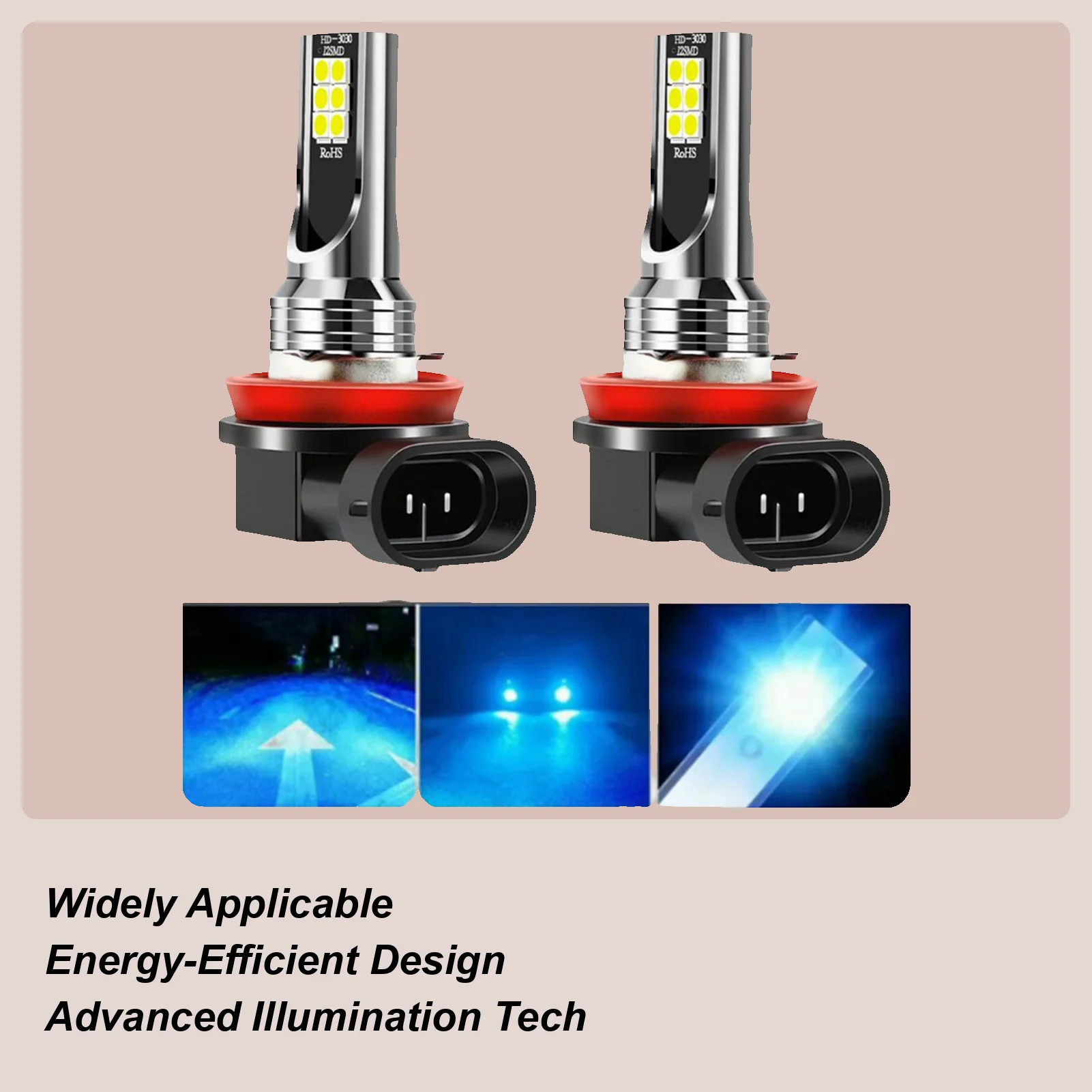Automotive LED Fog Light White Bulb Automotive Fog Light H-11/H8 9006 High-Brightness Truck Fog Replacement Bulb
Automotive LED Fog Light White Bulb Automotive Fog Light H-11/H8 9006 High-Brightness Truck Fog Replacement Bulb