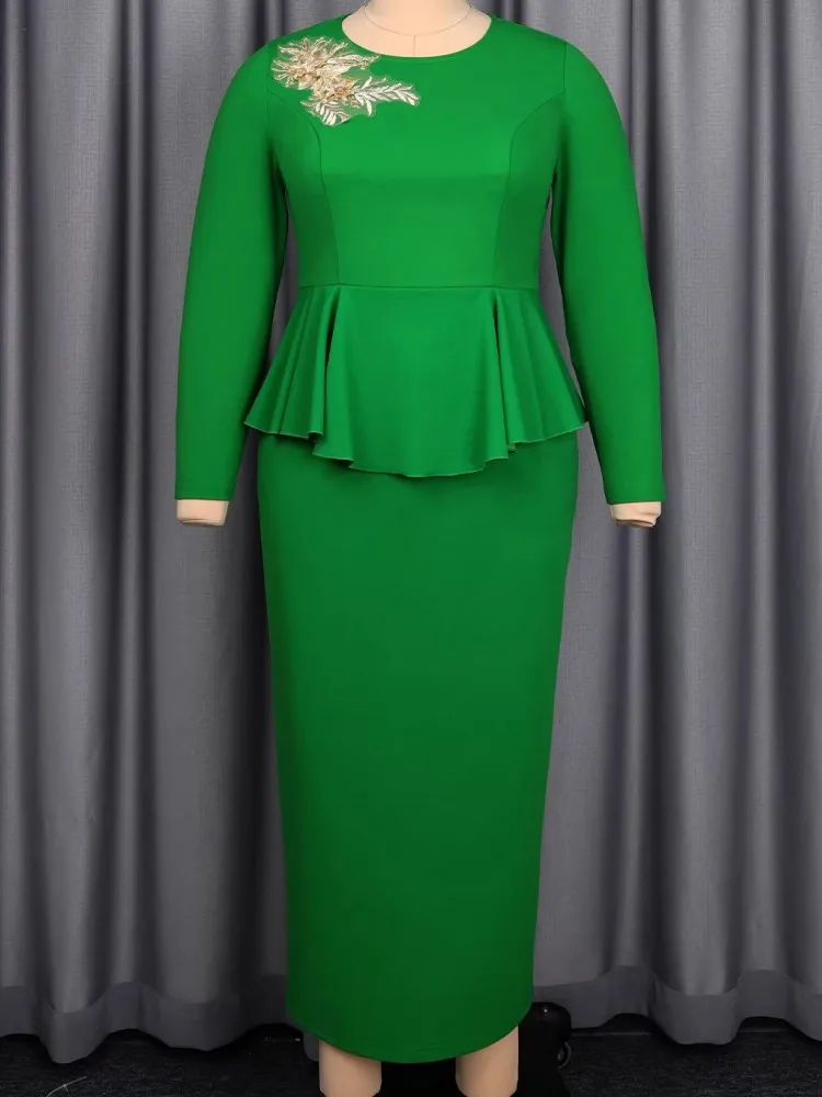 Африканские платья для женщин больших размеров, элегантное платье-карандаш с длинными рукавами, традиционная африканская одежда для женщин, сказочные платья
Африканские платья для женщин больших размеров, элегантное платье-карандаш с длинными рукавами, традиционная африканская одежда для женщин, сказочные платья