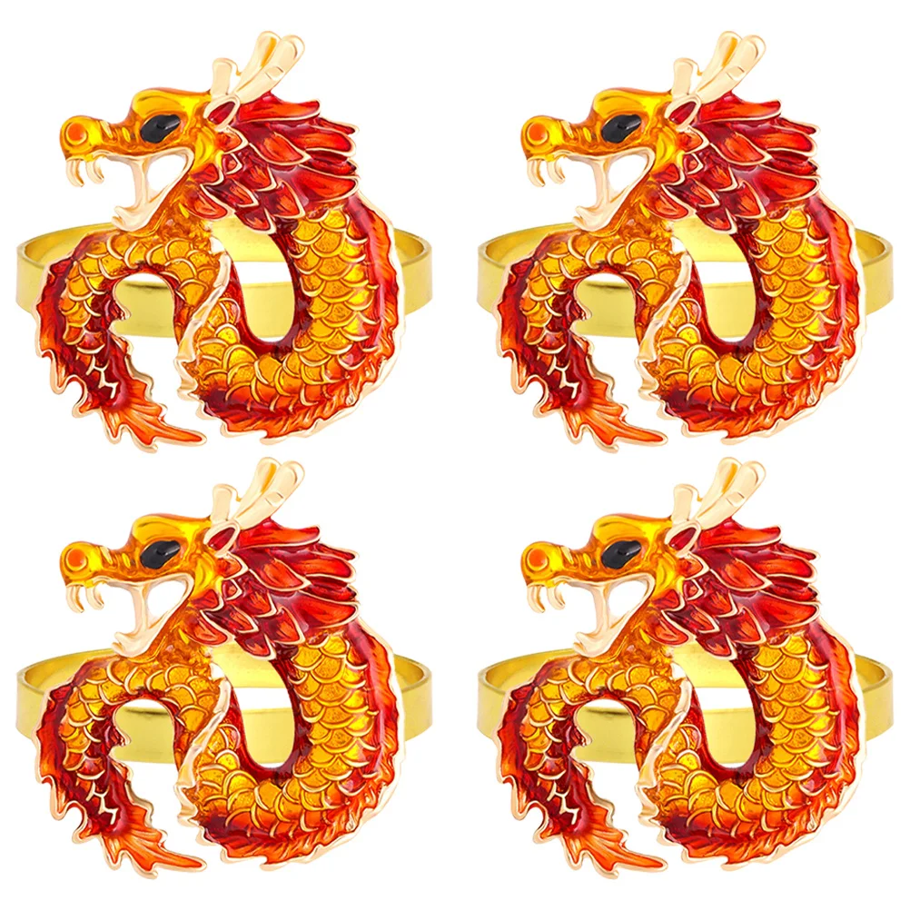 4Pcs Dragon Shape Napkin Rings Metal Decorative Napkin Holders Dining Table Wedding Party Table Decoration Serviette Ring
4Pcs Dragon Shape Napkin Rings Metal Decorative Napkin Holders Dining Table Wedding Party Table Decoration Serviette Ring