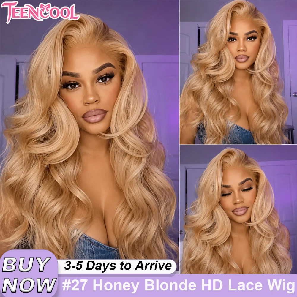 200 Density Brazilian Body Wave Colored Human Hair Lace Wigs #27 Honey Blonde 13x6 Transparent HD Lace Frontal Wig 13x4 Lace Front Human Hair Wigs Pre Plucked Hairline Baby Hair 18 20 22 24 26 28 30 32 34 36 Inch
200 Density Brazilian Body Wave Colored Human Hair Lace Wigs #27 Honey Blonde 13x6 Transparent HD Lace Frontal Wig 13x4 Lace Front Human Hair Wigs Pre Plucked Hairline Baby Hair 18 20 22 24 26 28 30 32 34 36 Inch
