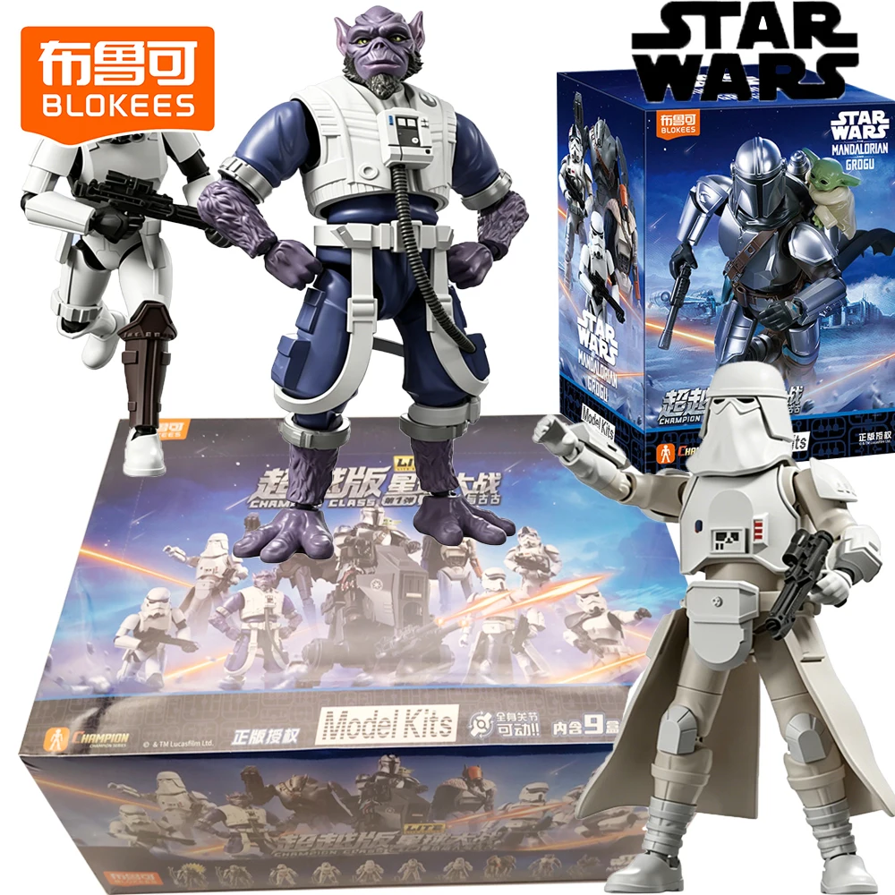 Original BLOKEES Star Wars Champion Class Blind Box Cartoon Personalized Assembly Movable Characters Model Toys Birthday Gifts
Original BLOKEES Star Wars Champion Class Blind Box Cartoon Personalized Assembly Movable Characters Model Toys Birthday Gifts