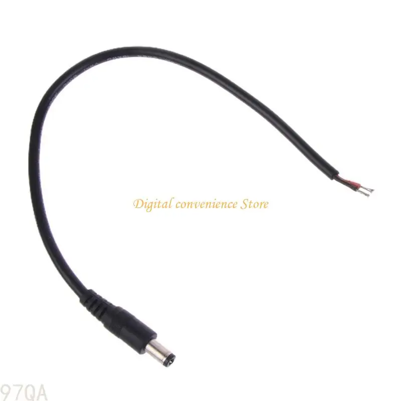 97QA 1 Pair 12V 10A Power Pigtail Barrel Plug Connector Cable, 2.1mm x 5.5mm Plug
97QA 1 Pair 12V 10A Power Pigtail Barrel Plug Connector Cable, 2.1mm x 5.5mm Plug