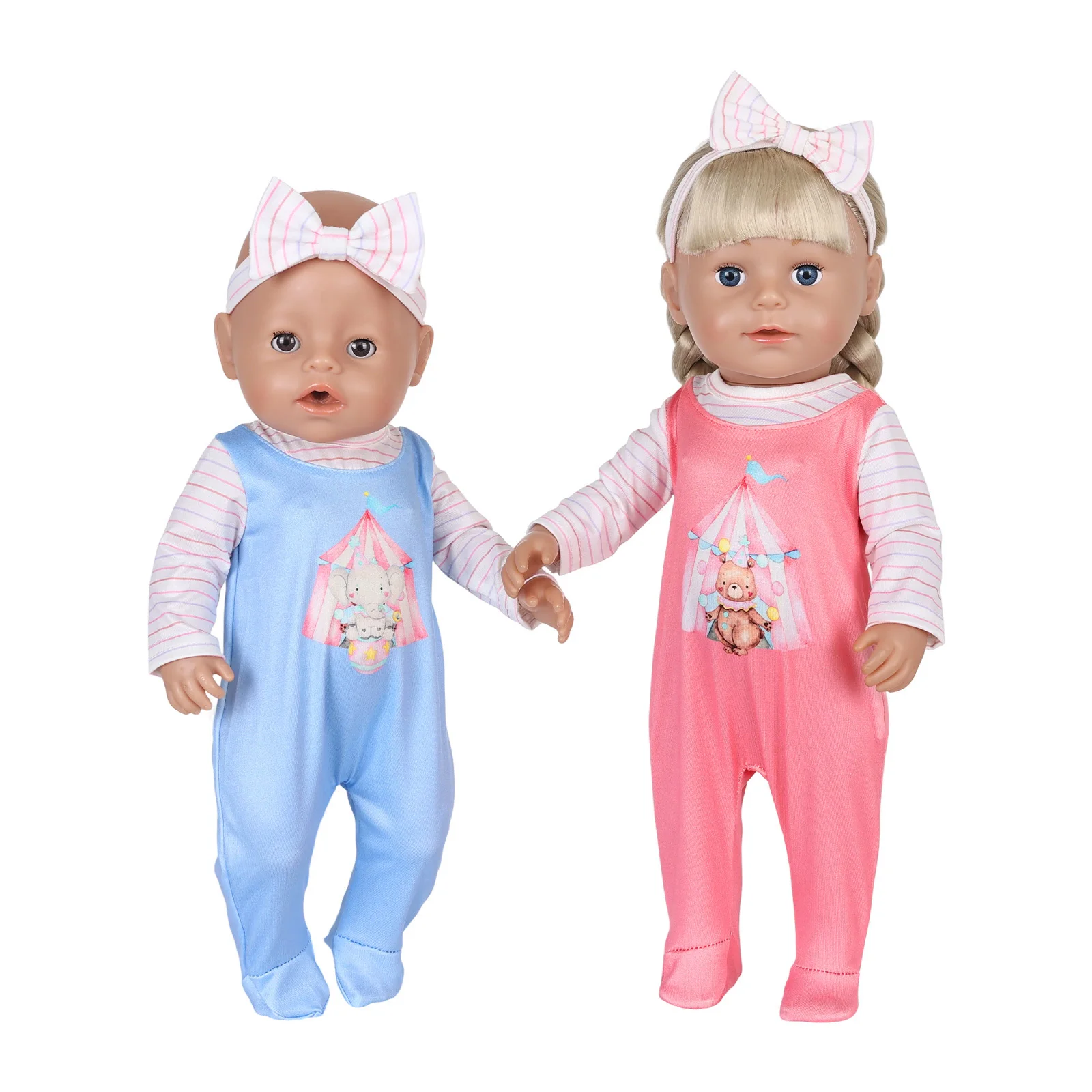 Doll Clothes for 16-18inch 40-45cm Baby Doll Circus Pattern Clothing Set Reborn Doll Baby Dolls Children's Toys Birthday Gifts
Doll Clothes for 16-18inch 40-45cm Baby Doll Circus Pattern Clothing Set Reborn Doll Baby Dolls Children's Toys Birthday Gifts