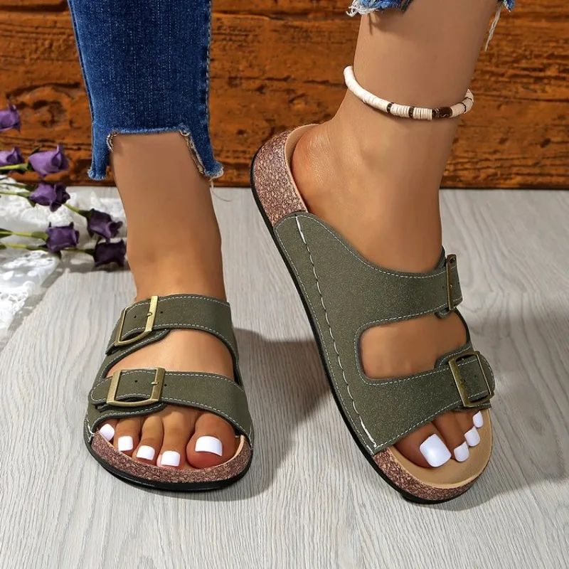 Women's Fashion Slippers Waterproof Non-Slip Thick Sole Wear-Resistant Outdoor Slip-On Casual Slippers
Women's Fashion Slippers Waterproof Non-Slip Thick Sole Wear-Resistant Outdoor Slip-On Casual Slippers