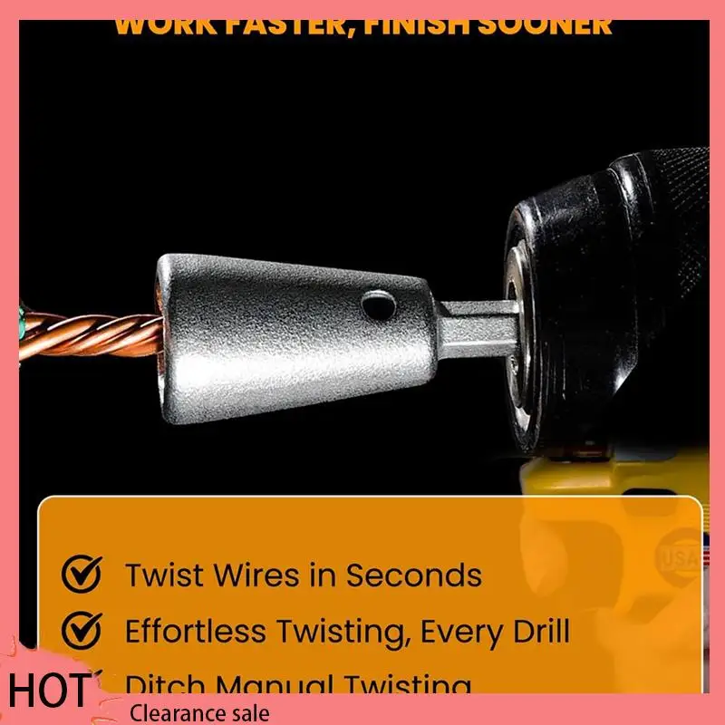 A88Z Drill Bit Twisting Tool,Drill Bit Winder,Wire Twisting Connector, Wire Twisting Tool,Wire Nut Twister For Electric Drill
A88Z Drill Bit Twisting Tool,Drill Bit Winder,Wire Twisting Connector, Wire Twisting Tool,Wire Nut Twister For Electric Drill
