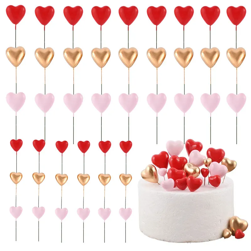 20Pcs 3D Heart Shape Cake Topper Mix Size Gold Silver Love Cupcake Ball Valentine's Day Wedding Party Engagement DIY Cake Decor
20Pcs 3D Heart Shape Cake Topper Mix Size Gold Silver Love Cupcake Ball Valentine's Day Wedding Party Engagement DIY Cake Decor