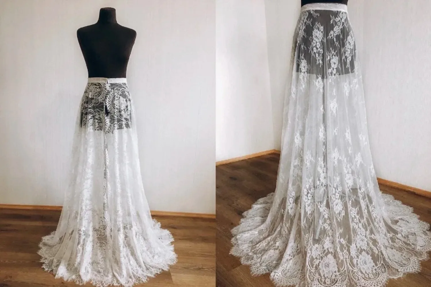 Abnehmbarer Spitzenrock für Hochzeit, Boho, abnehmbarer Zug für Kleider, Braut-Überrock,
Abnehmbarer Spitzenrock für Hochzeit, Boho, abnehmbarer Zug für Kleider, Braut-Überrock,